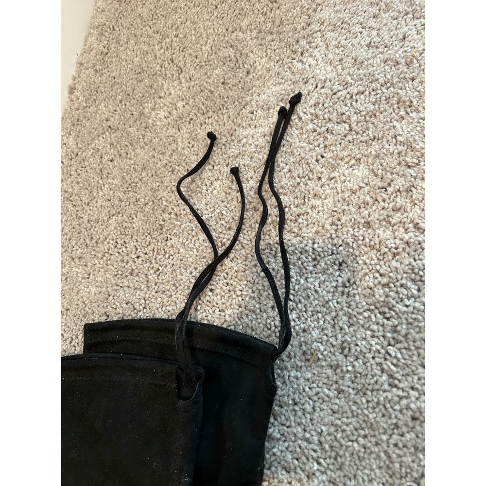 Unisa Black Faux Suede Over The Knee Heel Boots Womens Size 8 #2232 - Picture 6 of 9